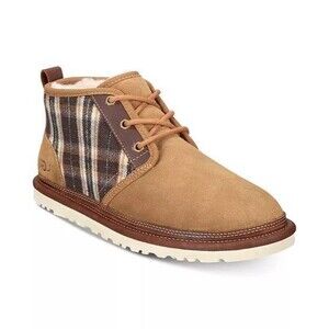 NEW UGG x Pendleton Mens Size 14 Neumal Plaid & Chestnut Shearling Chukka Boot
